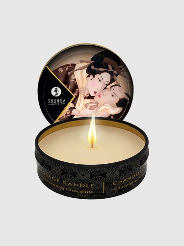 Shunga Scented Massage Candle, Dunkle Schokolade - Amorana