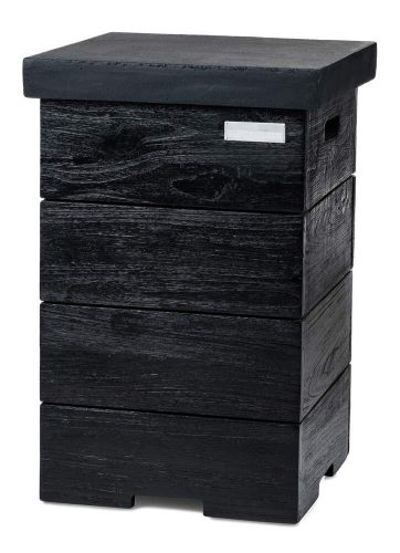 Happy Cocooning, Happy Cocooning Lounge & Dining Feuertisch TEAK-Holz schwarz 1070 x 800 x 675 mm