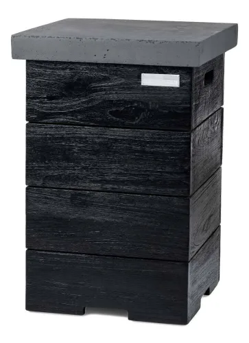 Happy Cocooning, Happy Cocooning Lounge & Dining Feuertisch TEAK-Holz grau 1070 x 800 x 675 mm