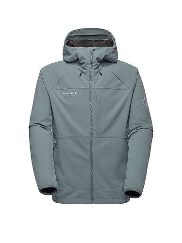 MAMMUT Herren Softshelljacke Ultimate Comfort Hoodie silber | S