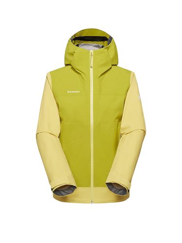 MAMMUT Damen Wanderjacke Crag 2,5L Hoodie gold | XL