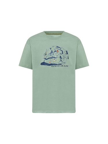MAMMUT Kinder T-Shirt Base Climbing hellgrün | 140