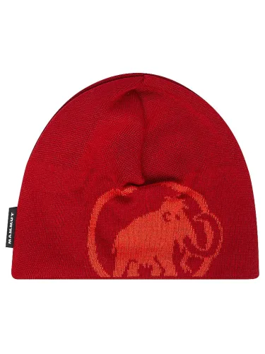 MAMMUT, Mammut Klassische Strickmütze mit Fleecefutter Tweak Beanie Rot one size