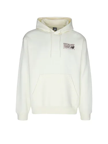 NEW BALANCE Herren Hoodie creme | L