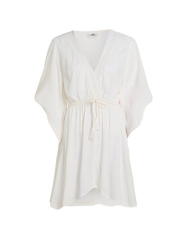 O'Neill, ONeill Strandkleid "ESSENTIALS TOKEENA COVER UP" mit Kordelzug mit Quasten, aus Viskose, lockerer Schnitt