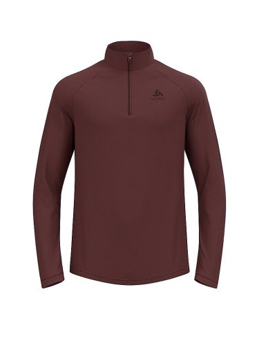 ODLO Herren Unterzieh Zipshirt Besso Mid Layer braun | S