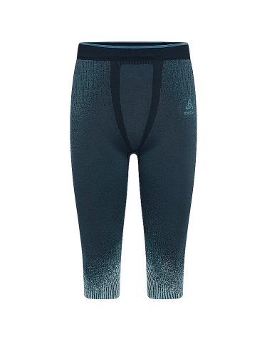 ODLO Herren Unterzieh TIght POW Blackcomb 3/4 blau | M