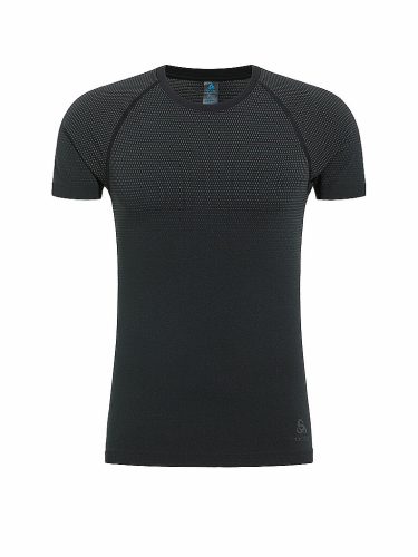 ODLO Herren Laufwäsche Shirt Performance Light Base Layer  schwarz | S