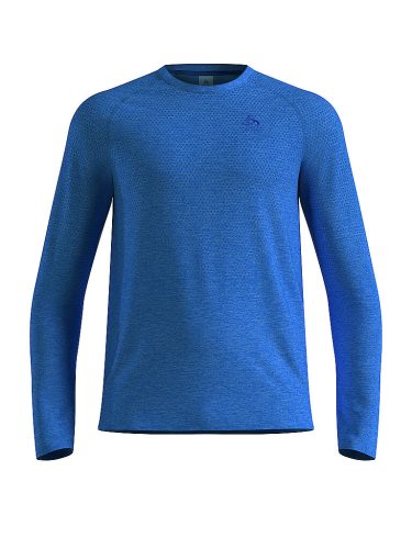 ODLO Herren Laufshirt Essentials Seamless blau | M