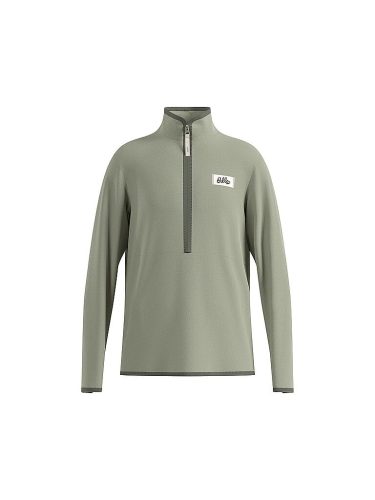 ODLO Kinder Unterzieh Zipshirt Classic Fleece grau | 140