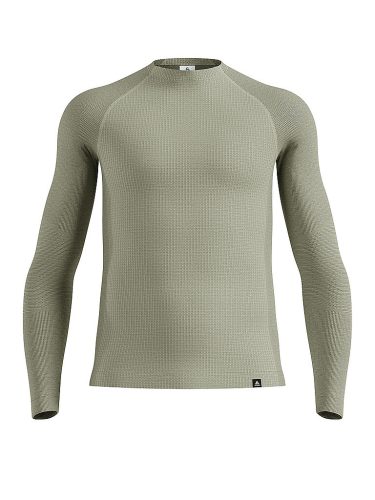 ODLO Herren Unterziehsirt Natural Merino 260 1/2 Zip hellgrau | L