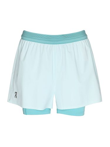 ON Damen Laufshort 2in1 3 Performance hellblau | M