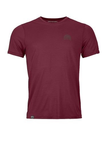 ORTOVOX Herren Funktionsshirt 120 COOL TEC MTN STRIPE dunkelrot | L
