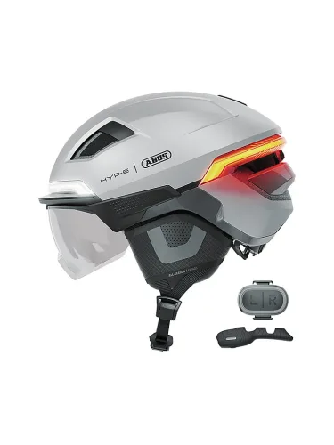 ABUS Fahrradhelm Hyp-E-BL.ACE silber | 51-54CM
