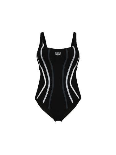 arena, Arena W Arena Swimsuit Sofia Soft Curve Back C Cup Figurformender Badeanzug Damen, schwarz, Grösse: D 46