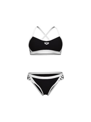 arena, Arena Arena Icons Bikini Cross Back Solid Bikini Damen, schwarz, Grösse: D 40
