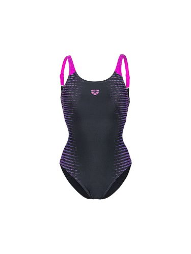 arena, Arena W Arena Side Placement Swimsuit U Back B Badeanzug Damen, schwarz, Grösse: D 38