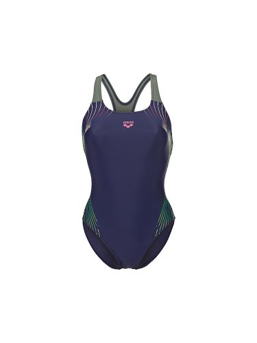arena, Arena W Arena Nuance Swimsuit Swim Pro Back L Badeanzug Damen, blau, Grösse: D 42