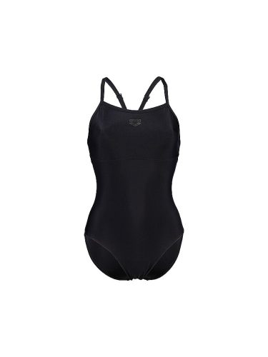 arena, Arena W Arena Solid Swimsuit Lightdrop Back B Badeanzug Damen, schwarz, Grösse: D 42