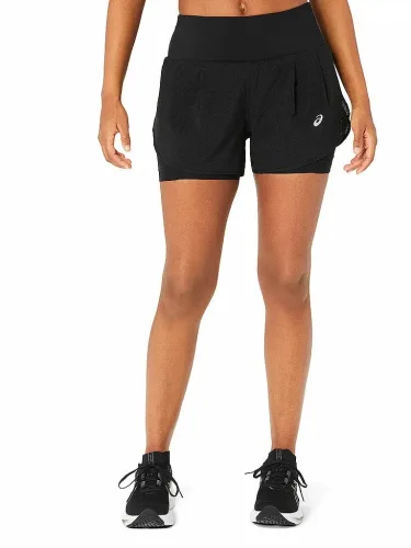 Asics, ASICS ROAD 2-N-1 3.5IN Funktionsshorts Damen