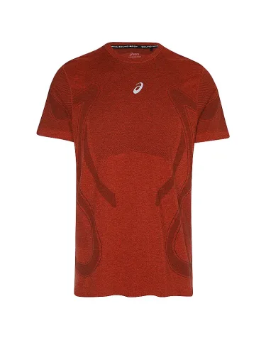 ASICS Herren Laufshirt Road Seamless dunkelrot | M
