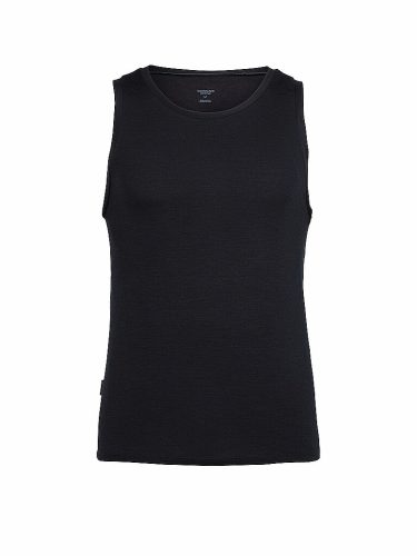 ICEBREAKER Herren Tanktop Anatomica schwarz | L