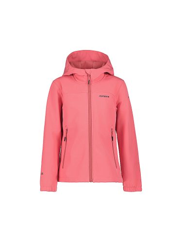 icepeak, Icepeak Softshelljacke "ICEPEAK KOBRYN JR" mit Kapuze mit Kapuze, gerader Abschluss, atmungsaktiv, wasserabweisend