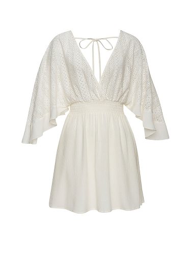 LASCANA Damen Strandkleid weiss | 36