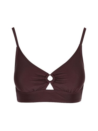 LASCANA Damen Bikinioberteil Bralette dunkelrot | 38 E/F