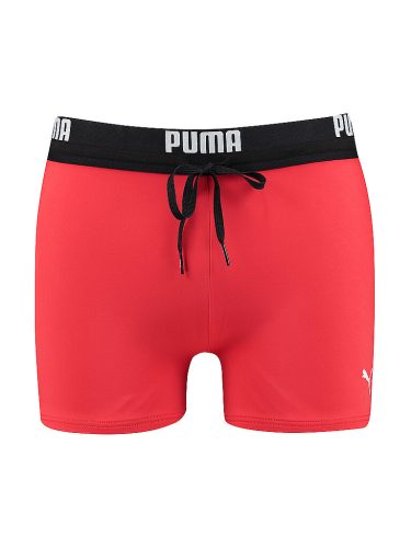 Puma, PUMA Badehose "PUMA SWIM MEN LOGO TRUNKS" elastischer Logobund mit integriertem Kordelzug