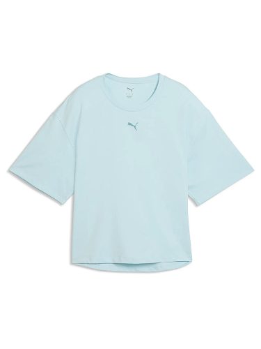PUMA Damen Fitnessshirt Cloudspun hellblau | XS