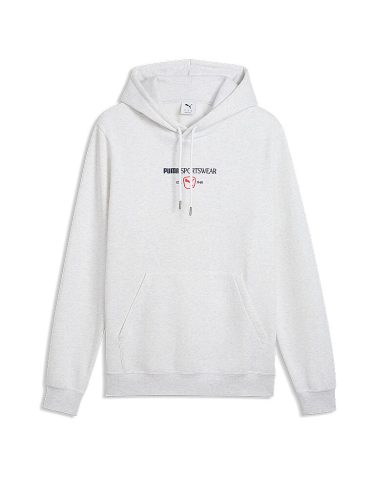 Puma, PUMA Kapuzensweatshirt "CLASS GRAPHIC HOODIE FL", mit Kängurutasche, unifarben, in normaler Länge, Regular Fit