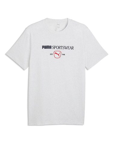 Puma, PUMA T-Shirt "CLASS GRAPHIC TEE" Kurzarmdesign, mit Rundhalsausschnitt, unifarben, ohne Kapuze