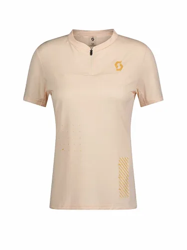 SCOTT, SCOTT Trail Vertic Zip Damen Biketrikot Beige, Damen, Größe: M