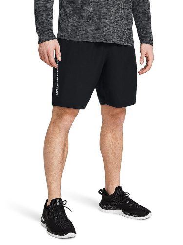 Under Armour, Under Armour Shorts "UA TECH WOVEN WORDMARK SHORT" mit Eingrifftaschen, pflegeleicht, normale Leibhöhe, gerade Beinform