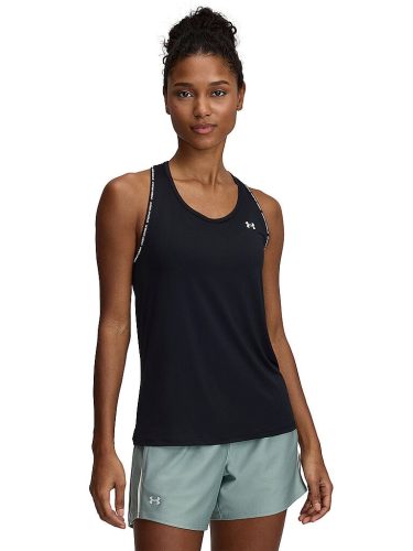 Under Armour, Under Armour Tanktop "TECH KNOCKOUT TANK" ärmelloses Design, mit Rundhalsausschnitt, aus Polyester und Elasthan
