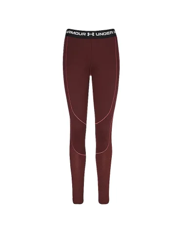 UNDER ARMOUR Damen Fitnesstight ColdGear® dunkelrot | S