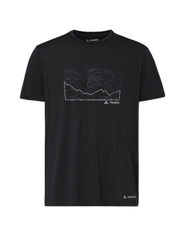 VAUDE Herren Funktionsshirt Tekoa Wool schwarz | L