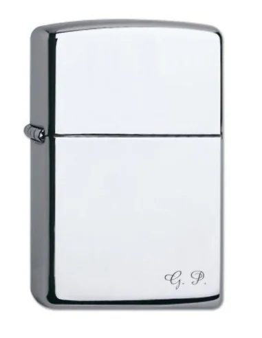 Zippo-Feuerzeug High Polished - mit gratis Gravur - Zippo Feuerzeuge