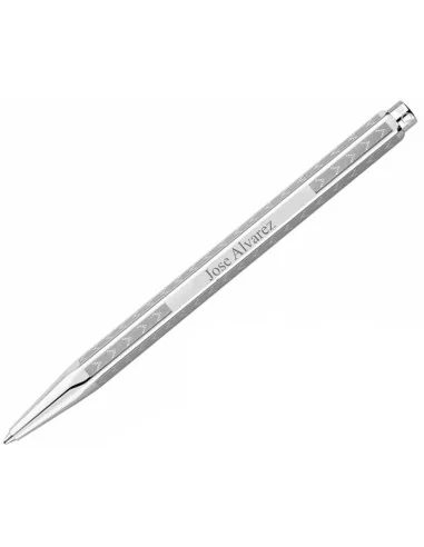 Caran d'Ache, CARAN D'ACHE Kugelschreiber Ecridor Chevron 890.296 rhodiniert