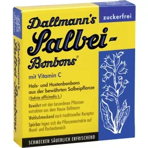 Dallmann's Pharma Candy GmbH, DALLMANN'S Salbei-Bonbons zuckerfrei 20 St Bonbons