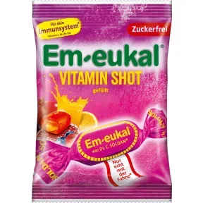 Dr. C. SOLDAN GmbH, Em-eukal  VITAMIN SHOT gefüllt 75 g Bonbons