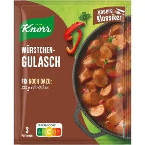 Knorr Fix Würstchen Gulasch 44G