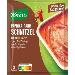Knorr Fix Paprika-Rahmschnitzel 43G