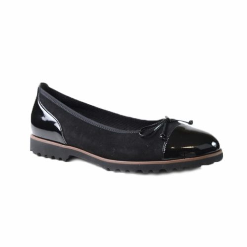 Gabor, Gabor Ballerina Flats, Chunky Slipper mit komfortablem Gummieinfass