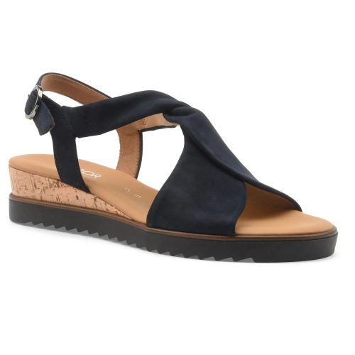 Gabor, Gabor Sandalette "GENUA", Sommerschuh, Sandale, Keilabsatz, mit verstellbarem Fersenriemchen