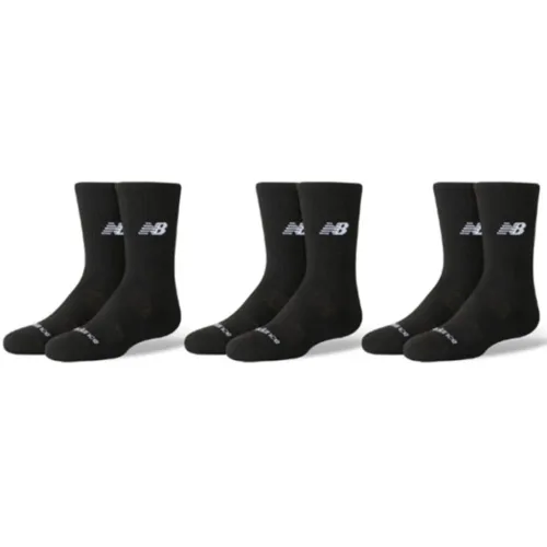 New balance Youth Daily Essentials Cushion Crew Socks 3 Pack-S S
