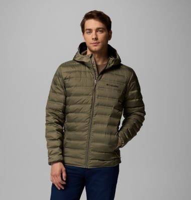 Columbia, Columbia Daunenjacke "Lake 22 II Down Hooded Jacket" mit Reissverschlusstaschen, wasserabweisend und windabweisend