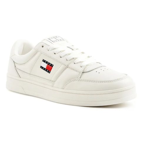 Tommy Jeans, Tommy Jeans Sneaker "TJM THE GREENWICH NEW ESS", Freizeitschuh, Halbschuh, Schnürschuh im Basekt-Style