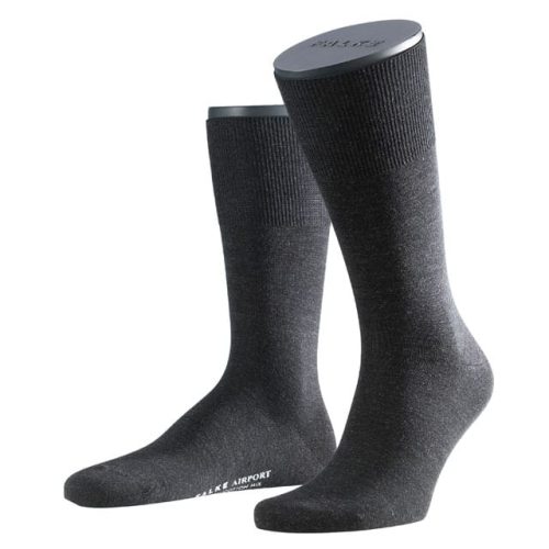 Falke, Falke Airport Herren Socken anthra.mel (3080) 43 - 44